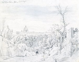 Vista della Basilica di San Pietro a Roma